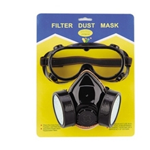 两件套，防护两件套，防尘面罩+防护眼镜两件套