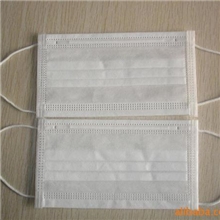 供应一次性平面防尘口罩，三层无纺布口罩，