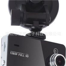 深圳厂家批发K6000高清红外夜视行车记录仪140度广角LED补光