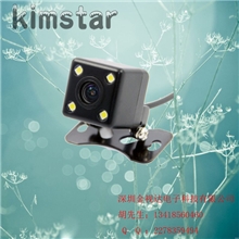 车载摄像头车载方形可调外挂摄像头车载方形倒车摄像头带灯