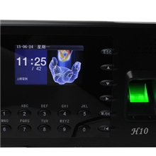 中控指纹考勤机中控H10指纹机USB+U盘下载脱机指纹考勤机