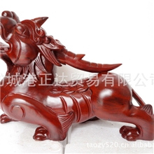 厂家直销红木貔貅摆件工艺品摆件实木制木雕貔貅辟邪风水镇宅