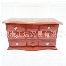 越南批发供应花梨木多层镶贝首饰盒多功能创意女士礼物