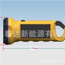 塑料防水迷你太阳能led小手电筒高亮光户外用品实用方便