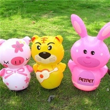 现货益智玩具37cm充气不倒翁工厂/儿童玩具批发充气不倒翁