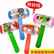 儿童节玩具充气锤子大号带铃铛大号锤子硬棒锤子PVC玩具批发