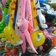 动物充气棒充气玩具可爱斑马头长棒，厂家直销，批发