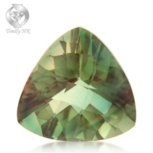 天然戒面天俐裸石切工精细半宝石绿色太阳石GreenAndesineTRL