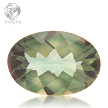 天然戒面天俐裸石切工精细半宝石绿色太阳石GreenAndesineOV