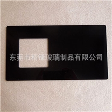 专业加工水切精雕开孔多功能触摸开关面板丝印钢化玻璃开关面板