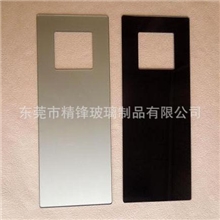 开孔触摸感应智能开关面板精雕钢化玻璃面板视窗触控开关面板