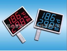 大屏幕挂壁式温湿度记录仪,高清晰温湿度计，大屏幕温度湿度计