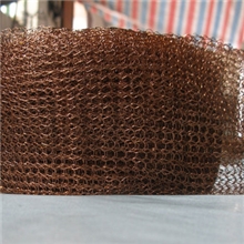 上海船舶业--紫铜气液过滤网紫铜丝针织过滤网