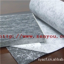 厂家直销夹碳无纺布三层复合活性炭过滤无纺布SY-TB-3004