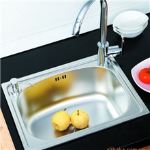 供应高级304#珍珠砂越南双水槽