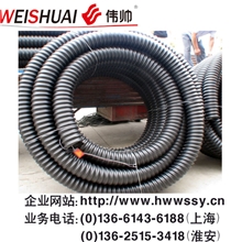 供应碳素波纹管电力护套管PE螺旋管