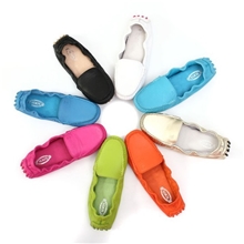 308-9外贸tod真皮牛皮平底鞋女鞋松紧豆豆鞋大码驾车鞋休闲单鞋