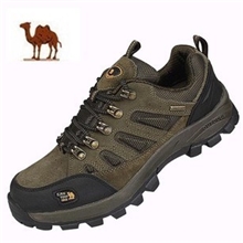 厂家直销真皮駱駝男鞋批发牛皮户外登山鞋厚底耐磨休闲鞋子