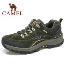 厂家直销专柜正品駱駝鞋子批发低价真皮男鞋厚底户外登山鞋