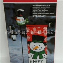 厂家直销太阳能六角灯雪人配件铁艺配件