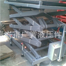 批发4m自行升降平台载重300kg手动行走式升降平台升降平台