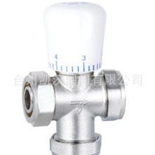 【厂家直销】供应凯茨黄铜三通铝塑手动调节阀（图）