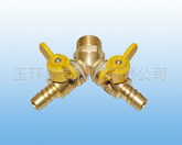 供应铜阀门煤气阀双联煤气阀
