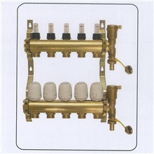厂家供应智能型分水器FS5-Ⅰ黄铜地暖分水器