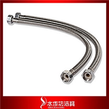 厂家批发不锈钢丝双头软管进水软管冷热进水软管马桶软管