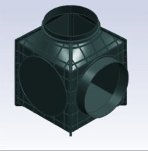 宸德塑业厂家直销检查井塑料井窨井排水井污水井1000-600起始井