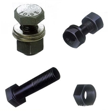 现货供应10.9级高强度钢结构大六角螺栓螺母