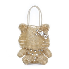 时尚编织包批发kt猫编织包批发可爱编织包批发卡通编织包批发