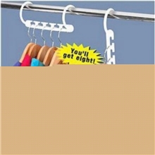 批发供应TV购物彩盒装神奇魔术衣架(8只装)
