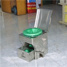 救生舱专用机械打包坐便硐室专用免水冲集便器环保防臭座便器