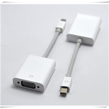 厂家直销苹果笔记本电脑投影仪视频线minidp转VGA转接线