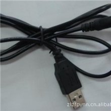 汕头USB线A公线USB电脑线USB转DC线USB弯头线USB白色线