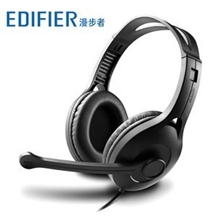 官方正品漫步者K800耳机耳麦头戴电脑线控立体声批发包邮