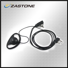 【优质】对讲机配件魔声粗线耳挂式耳机建伍头G4D型