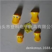 DK00067567鸭子口哨大黄鸭3寸不带眼睛哨子现货热销鸭嘴口哨