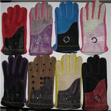 秋冬新款铁花女士布艺手套跑江湖布艺保暖手套畅销会布艺手套