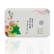 工厂直销5000mA超薄移动电源、青花移动手机充电宝、多机型通用