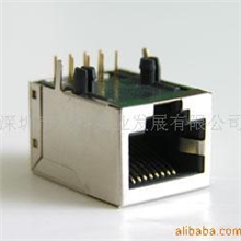 RJ45带屏蔽网络插座，5921通讯插座脚后3.05