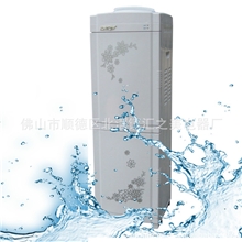 厂家供应汇美B30B全塑料双开门冷热饮水机，电子制冷饮水机带柜