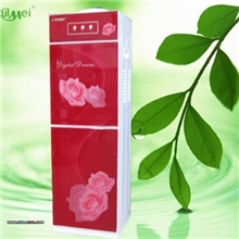 顺德厂家汇美牌B23红色立式饮水机电子制冷+加饮水机