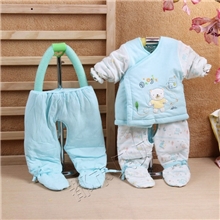 特价纯棉婴儿服三件套秋冬宝宝棉套BJ6345婴儿棉衣套装