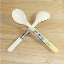 五和13.5CM耐热喜羊羊婴儿奶羹儿童汤匙勺子X-906