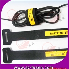 供应5彩魔术贴电线扎带电子光纤理线带，数据线绑带