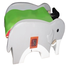 厂家供应定制生产精致美观卡通大象洗头床儿童洗头床