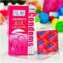 随缘活力装安全套12只装彩色套成人性用品避孕套