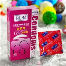 随缘迷情装安全套12只装彩色套成人性用品避孕套
